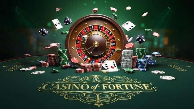 Live roulette table with professional dealer